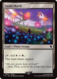 Sunlit Marsh (Surge Foil) (431) [Final Fantasy Commander]