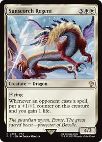 Sunscorch Regent (Surge Foil) (255) [Final Fantasy Commander]