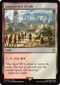 Sunscorched Divide (Surge Foil) (433) [Final Fantasy Commander]