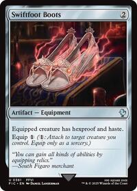 Swiftfoot Boots (Surge Foil) (361) [Final Fantasy Commander]