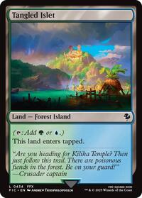 Tangled Islet (Surge Foil) (434) [Final Fantasy Commander]