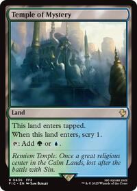 Temple of Mystery (Surge Foil) (436) [Final Fantasy Commander]