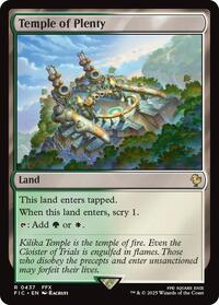 Temple of Plenty (Surge Foil) (437) [Final Fantasy Commander]