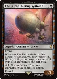 The Falcon, Airship Restored (Surge Foil) (45) [Final Fantasy Commander]