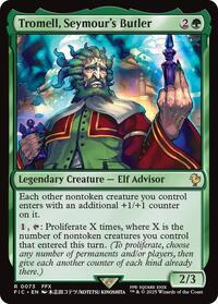 Tromell, Seymour's Butler (Surge Foil) (73) [Final Fantasy Commander]