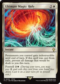 Ultimate Magic: Holy (Surge Foil) (32) [Final Fantasy Commander]