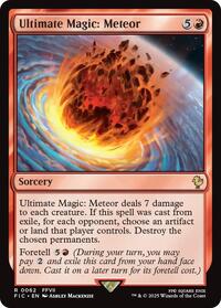 Ultimate Magic: Meteor (Surge Foil) (62) [Final Fantasy Commander]