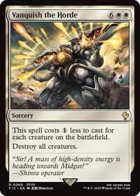 Vanquish the Horde (Surge Foil) (260) [Final Fantasy Commander]