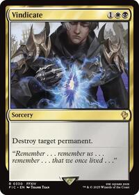 Vindicate (Surge Foil) (330) [Final Fantasy Commander]