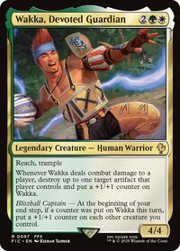 Wakka, Devoted Guardian (Surge Foil) (97) [Final Fantasy Commander]