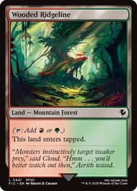 Wooded Ridgeline (Surge Foil) (441) [Final Fantasy Commander]