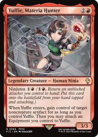 Yuffie, Materia Hunter (Surge Foil) (65) [Final Fantasy Commander]