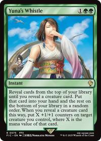 Yuna's Whistle (Surge Foil) (75) [Final Fantasy Commander]