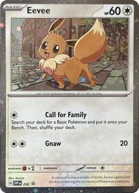 Eevee - 200 (Cosmos Holo) (SVP 200) [SV Scarlet and Violet Promo Cards]