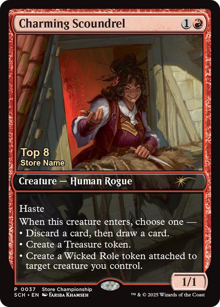 Charming Scoundrel (Top 8) (37) [Game Day Promos]