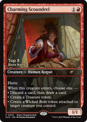 Charming Scoundrel (Top 8) (37) [Game Day Promos]