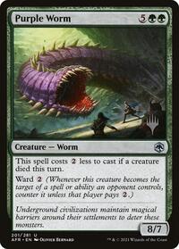 Purple Worm (201) [Adventures in the Forgotten Realms Promos]