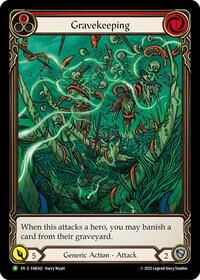 Gravekeeping (Red) - FAB342 (FAB342) [Flesh and Blood Promo Cards]