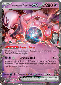 Team Rocket's Mewtwo ex (205) [SV Scarlet and Violet Promo Cards]