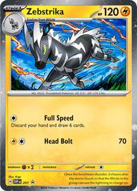 Zebstrika - 201 (Cosmos Holo) (201) [SV Scarlet and Violet Promo Cards]