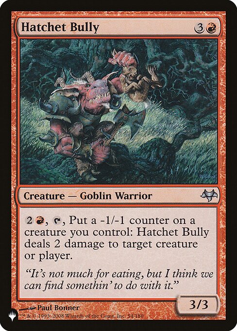 Hatchet Bully (EVE-54) [The List]