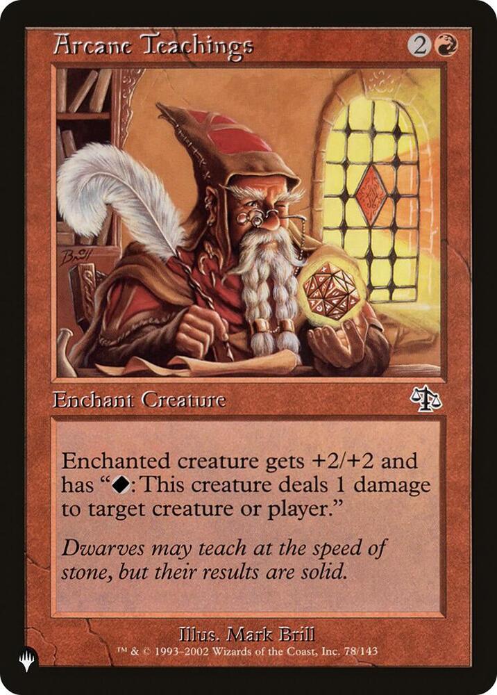 Arcane Teachings (Misprint) (78/143) [The List]