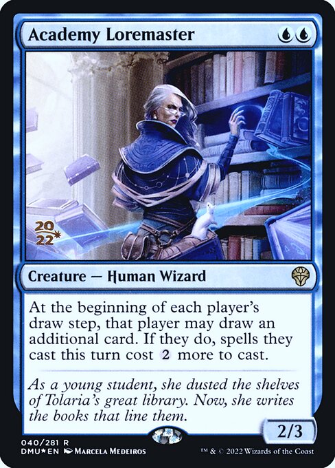 Academy Loremaster (40s) [Dominaria United Promos]