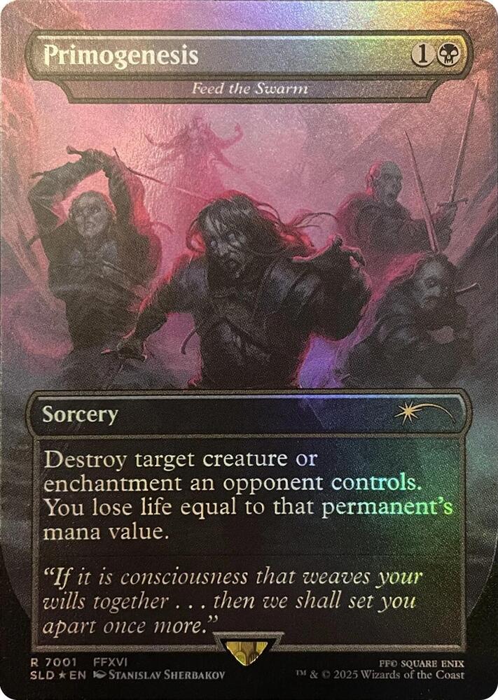 Primogenesis - Feed the Swarm (Rainbow Foil) (7001) [Secret Lair Drop]