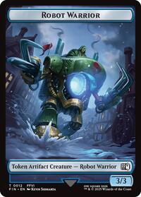 Robot Warrior // Copy (0001) Double-Sided Token (12 // 1) [Final Fantasy]