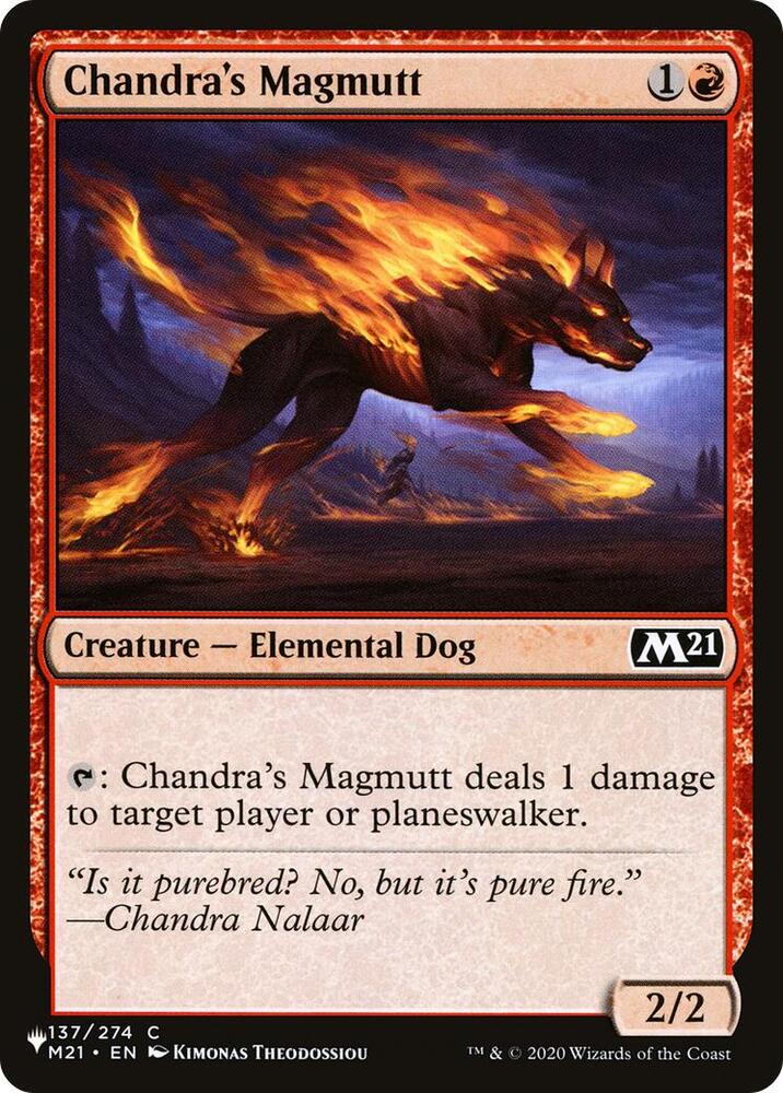 Chandra's Magmutt (137/274) [The List]