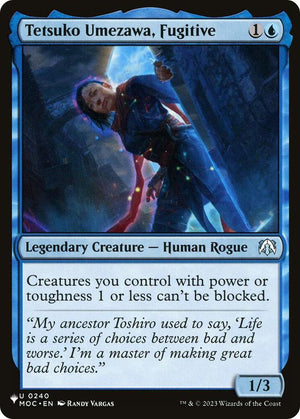 Tetsuko Umezawa, Fugitive (MOC) (240) [The List]