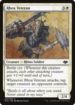 Rhox Veteran (24) [Modern Horizons]