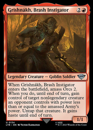 Grishnákh, Brash Instigator (134) [The Lord of the Rings: Tales of Middle-earth]