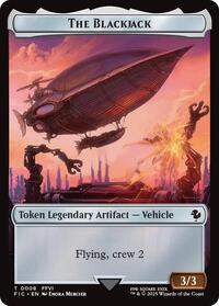 The Blackjack // The Monarch Double-Sided Token (8 // 11) [Final Fantasy Commander]
