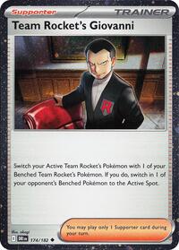 Team Rocket's Giovanni (Cosmos Holo) (174/182) [Miscellaneous Cards and Products]