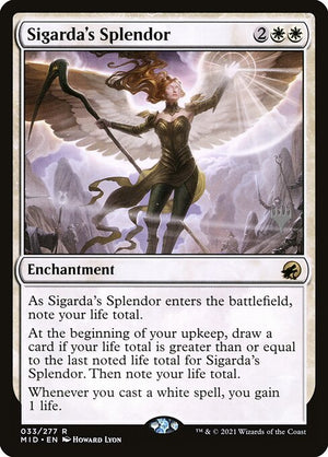 Sigarda's Splendor (33p) [Innistrad: Midnight Hunt Promos]