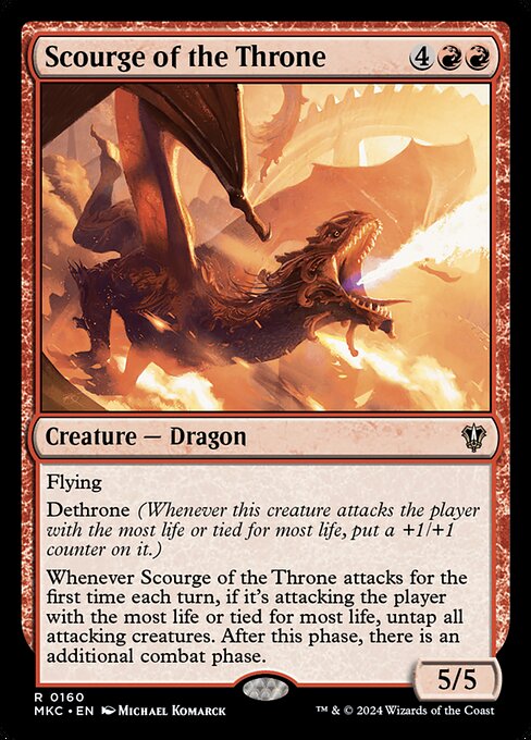 Scourge of the Throne (160) [Murders at Karlov Manor Commander]