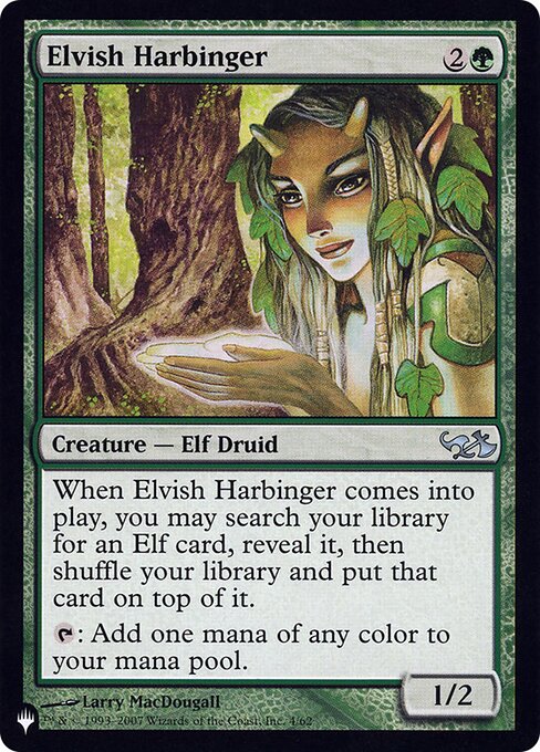 Elvish Harbinger (EVG-4) [The List]