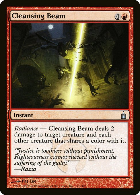 Cleansing Beam (118) [Ravnica: City of Guilds]