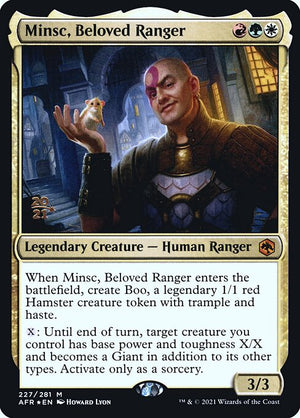 Minsc, Beloved Ranger (227s) [Adventures in the Forgotten Realms Promos]