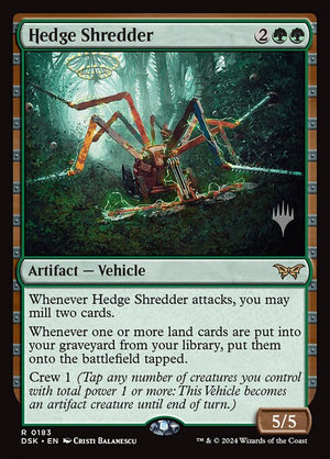 Hedge Shredder (183p) [Duskmourn: House of Horror Promos]