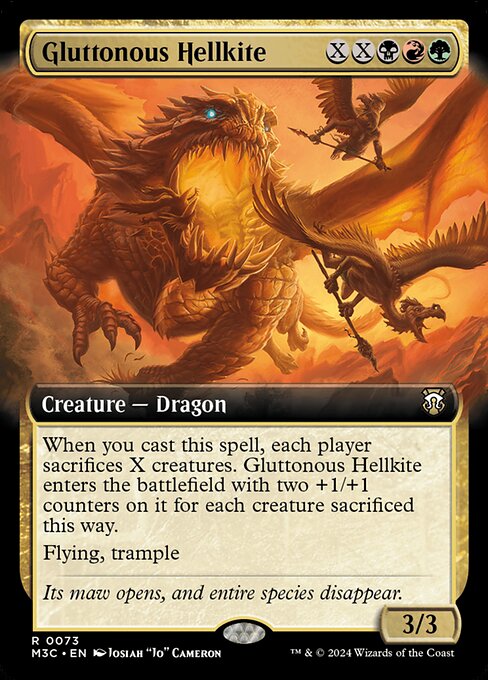 Gluttonous Hellkite (73) [Modern Horizons 3 Commander]