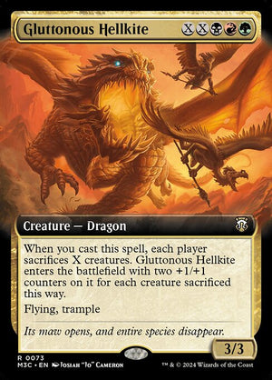 Gluttonous Hellkite (73) [Modern Horizons 3 Commander]