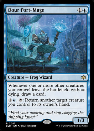 Dour Port-Mage (47) [Bloomburrow]