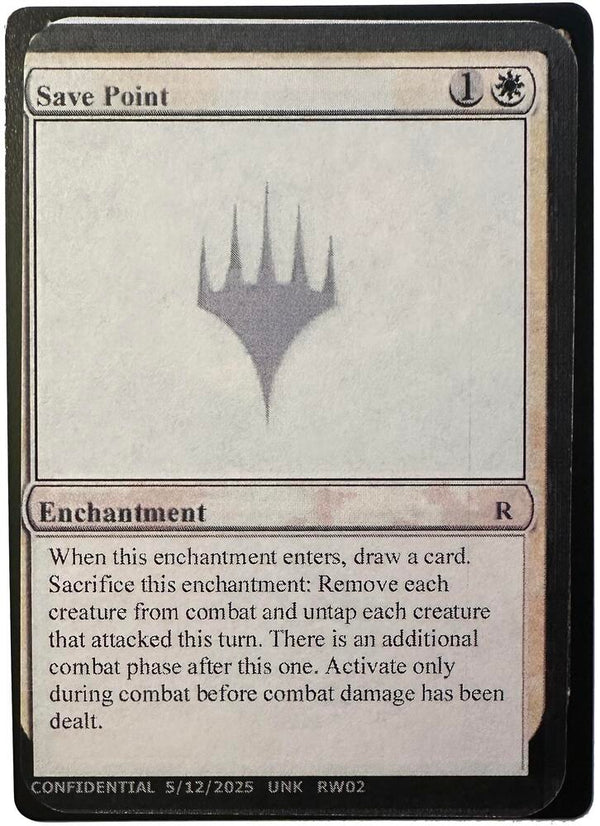 Save Point [Un-Known Event Playtest Cards]