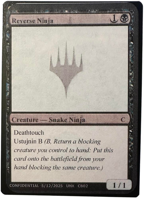 Reverse Ninja [Un-Known Event Playtest Cards]
