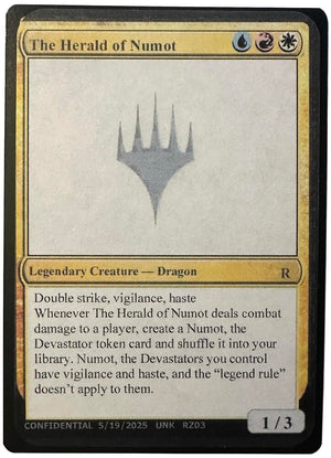 The Herald of Numot [Un-Known Event Playtest Cards]