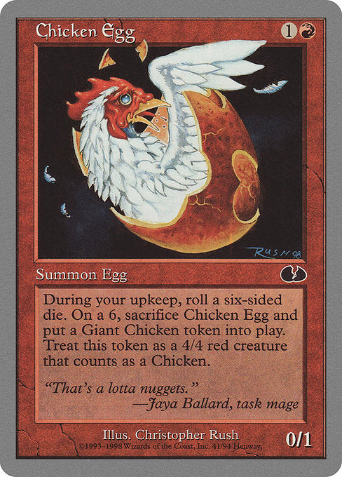 Chicken Egg (41) [Unglued]