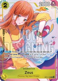 Zeus (Official Playmat -Bandai Card Games Fest 24-25 Edition-) (OP11-106) [One Piece Promotion Cards]