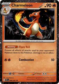 Charmeleon - 008/091 (Cosmos Holo) (008/091) [Miscellaneous Cards and Products]